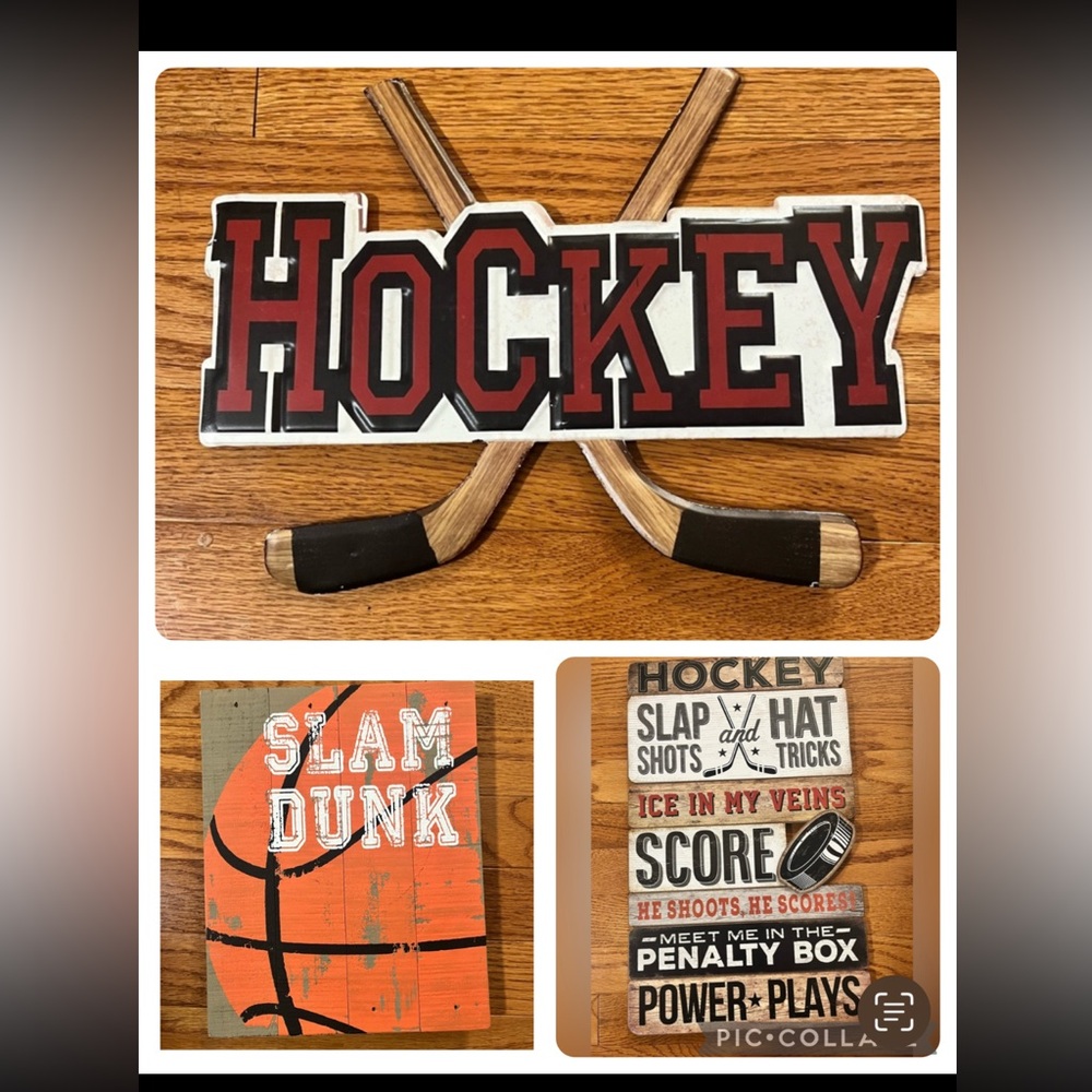 Sports wall decor